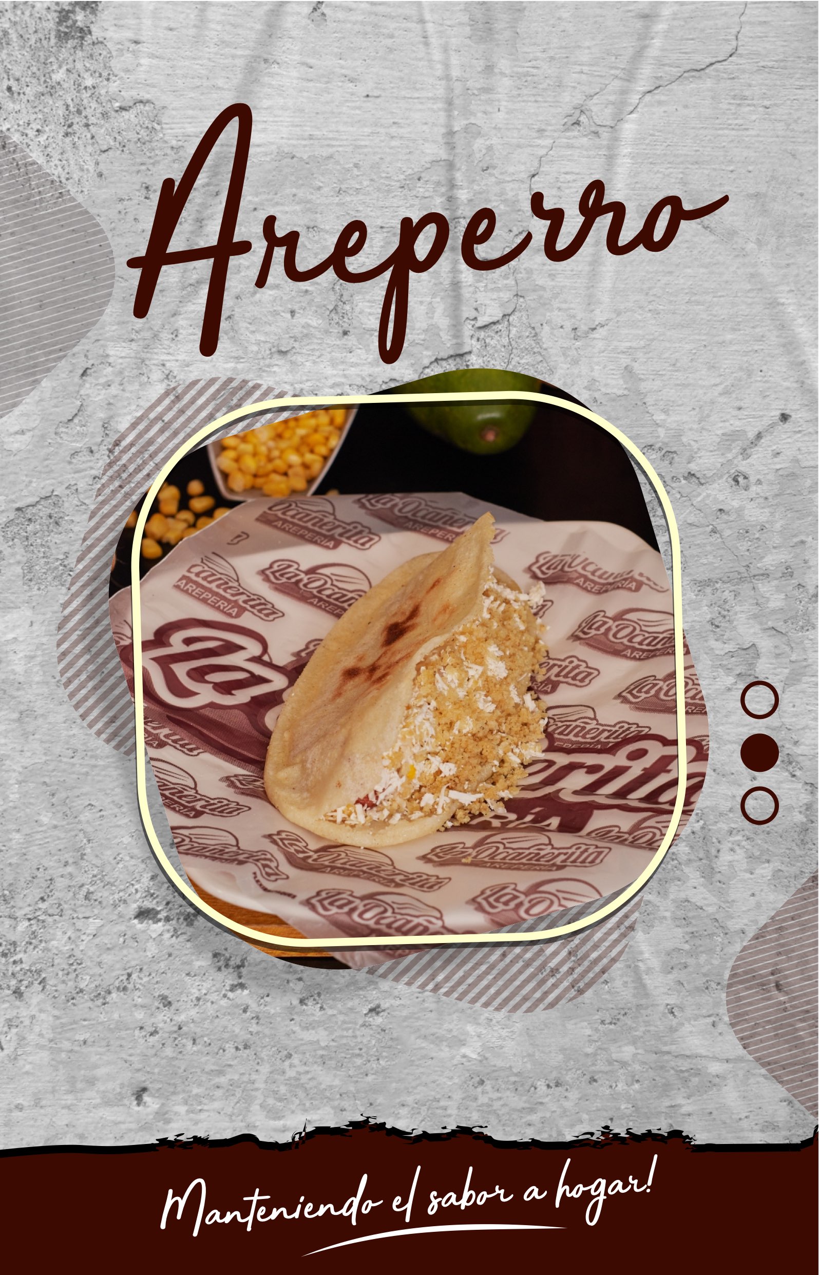 Carta Arepería La Ocañerita